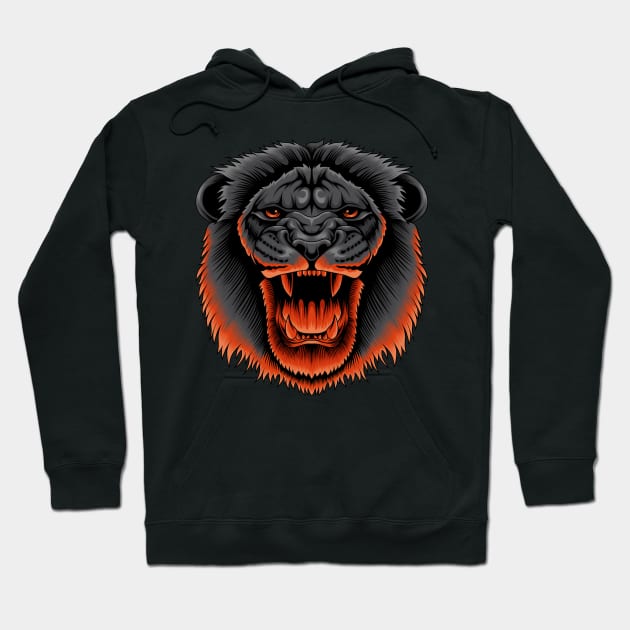 Roaring Lion Hoodie by Marciano Graphic